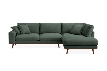 Copenhagen Premium 4-sits Högervänd L-formad Djup Schäslongsoffa i Tyg