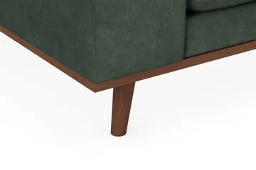 Copenhagen Premium 4-sits Högervänd L-formad Djup Schäslongsoffa i Tyg - Grön - Products - Möbler - Soffa - Divansoffa & schäslongsoffa - 4 sits soffa med divan