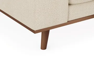 Copenhagen Premium 4-sits Högervänd L-formad Djup Schäslongsoffa i Chenille - Ljusbeige - Products - Möbler - Soffa - Divansoffa & schäslongsoffa - 4 sits soffa med divan