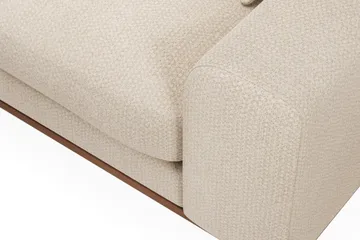Copenhagen Premium 4-sits Vänstervänd L-formad Djup Schäslongsoffa i Chenille - Ljusbeige - Products - Möbler - Soffa - Divansoffa & schäslongsoffa - 4 sits soffa med divan