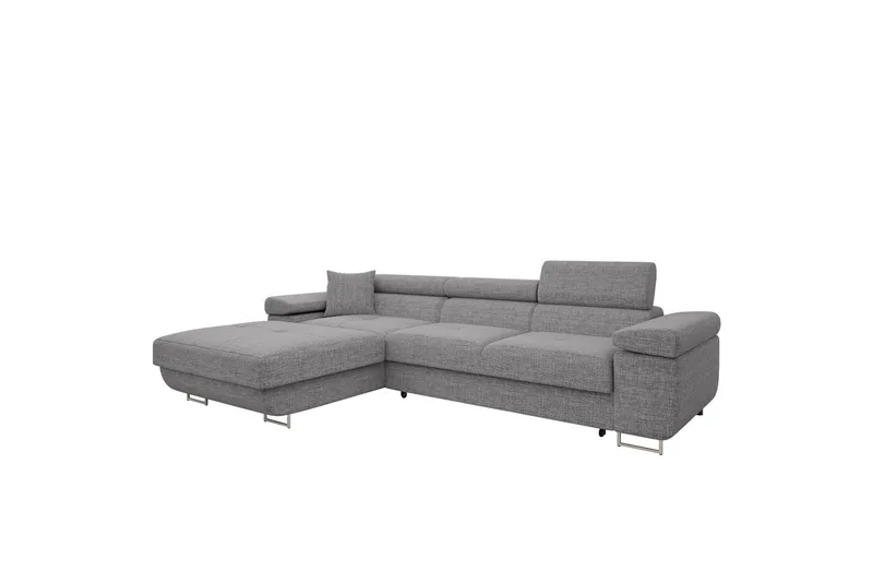 Gabina Soffa med Divan 3-sits - Grå - Products - Möbler - Soffa - Divansoffa & schäslongsoffa - 3 sits soffa med divan