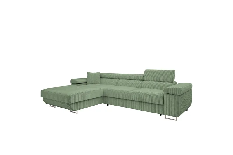 Gabina Soffa med Divan 3-sits, Grön