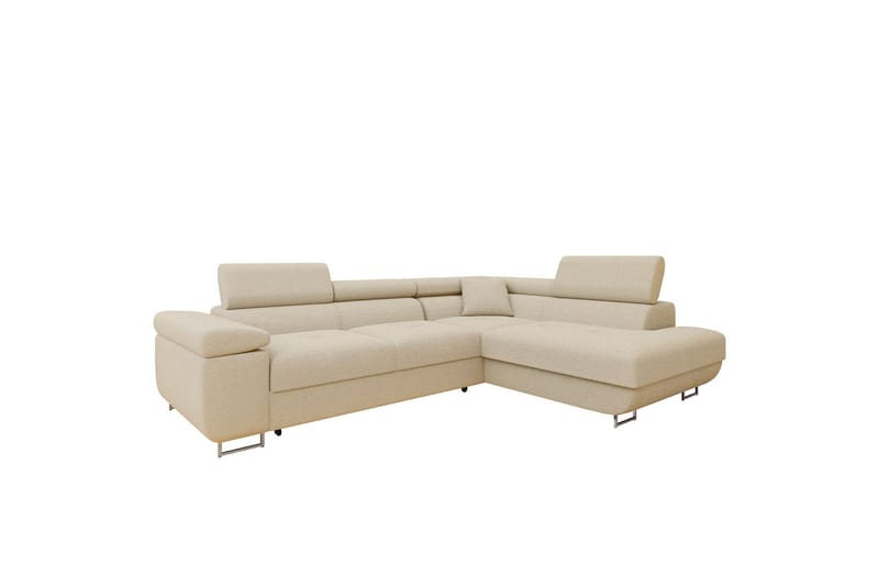 Gabina Soffa med Schäslong 3-sits - Beige - Products - Möbler - Soffa - Divansoffa & schäslongsoffa - 3 sits soffa med divan