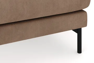 Menard 4-sits Högervänd Stor U-formad Djup Soffa med Divan och Schäslong i Manchester - Brun - Products - Möbler - Soffa - Divansoffa & schäslongsoffa - 4 sits soffa med divan