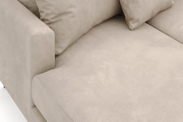 Menard 4-sits Högervänd Stor U-formad Djup Soffa med Divan och Schäslong i Manchester - Greige - Products - Möbler - Soffa - Divansoffa & schäslongsoffa - 4 sits soffa med divan