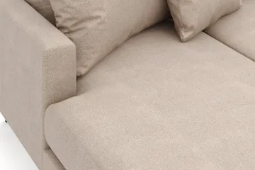 Menard 4-sits Högervänd Stor U-formad Djup Soffa med Divan och Schäslong i Tyg - Beige - Products - Möbler - Soffa - Divansoffa & schäslongsoffa - 4 sits soffa med divan