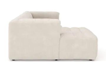 Puffy 3-sits bubblig soffa med divan vänster - Beige - Products - Möbler - Soffa - Bäddsoffa - Bäddsoffa divan