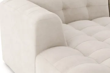 Puffy 3-sits bubblig soffa med divan vänster - Beige - Products - Möbler - Soffa - Bäddsoffa - Bäddsoffa divan