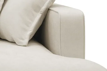 Rossita Lyx 4-sits Extra djup Soffa med Schäslong Vänster - Beige Tyg - Products - Möbler - Soffa - Divansoffa & schäslongsoffa - 4 sits soffa med divan