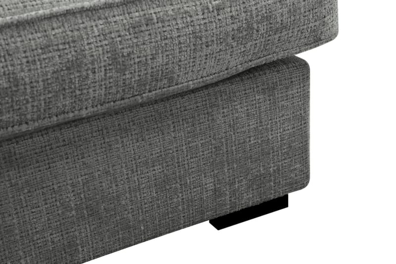 Rossita Lyx 4-sits Extra djup Soffa med Schäslong Vänster - Grå Chenille - Products - Möbler - Soffa - Divansoffa & schäslongsoffa - 4 sits soffa med divan