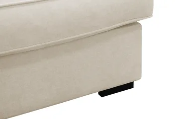 Rossita Lyx 4-sits Vänstervänd L-formad Extra Djup Schäslongsoffa i Tyg - Beige Tyg - Products - Möbler - Soffa - Divansoffa & schäslongsoffa - 4 sits soffa med divan