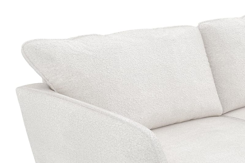 Trend Lyx Schäslongsoffa Höger - Vit|Bouclé - Products - Möbler - Soffa - Divansoffa & schäslongsoffa - 4 sits soffa med divan