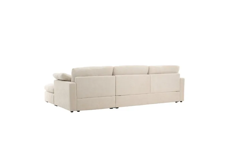 Vanlig Soffa med enkeldivan utan schäslong VIND Hörnsoffa VIND Amalfi Beige Beige - Products - Möbler - Soffa - Divansoffa & schäslongsoffa - 3 sits soffa med divan