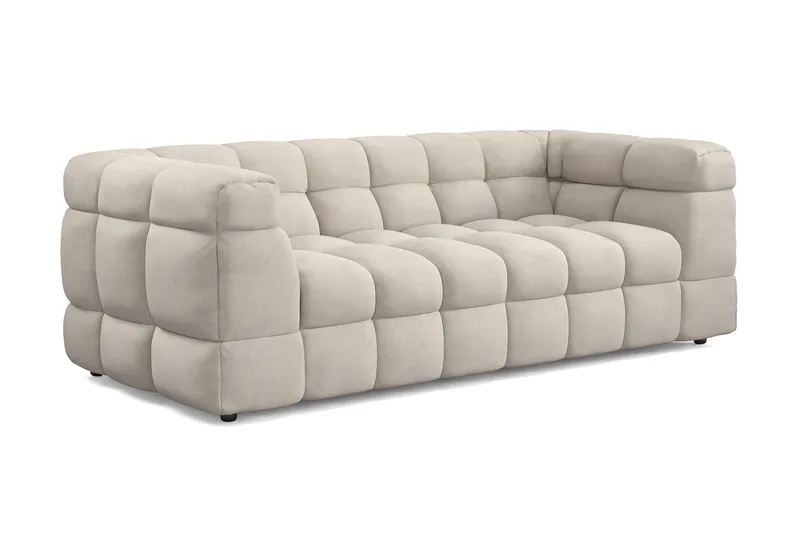 Elise 3-sits Bubblig Soffa - Beige - Products - Möbler - Soffa - 3 sits soffa