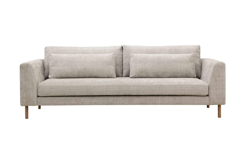 Florenz 3-sits Soffa i Chenille - Grå / Beige - Products - Möbler - Soffa - 3 sits soffa