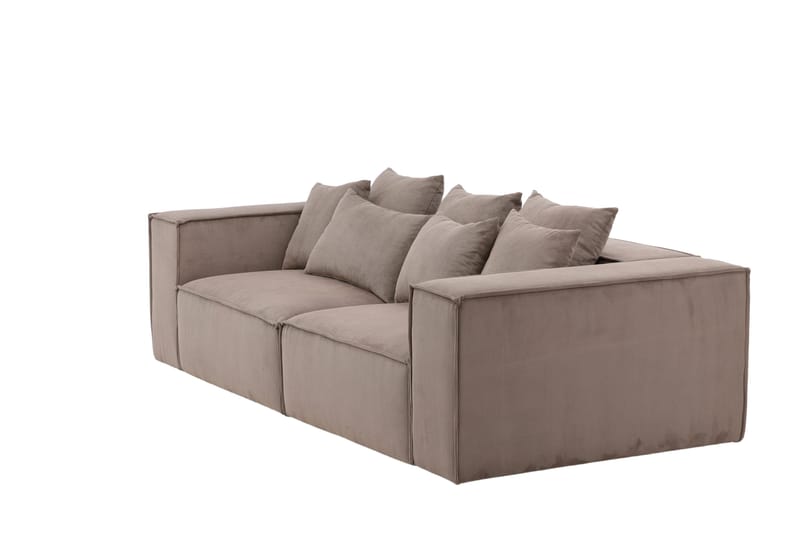 Gillholmen Soffa 2-sits - Svart/Brun - Products - Möbler - Soffa - 2 sits soffa