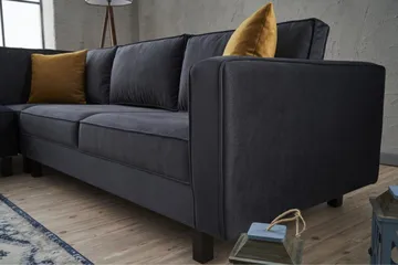 Kaletea Soffa m. Divan 4-sits - Mörkgrå - Products - Möbler - Soffa - Hörnsoffa