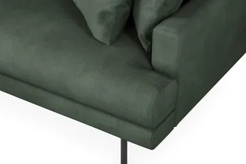 Menard 6-sits Vänstervänd L-formad Hörnsoffa i Manchester - Grön - Products - Möbler - Soffa - Hörnsoffa