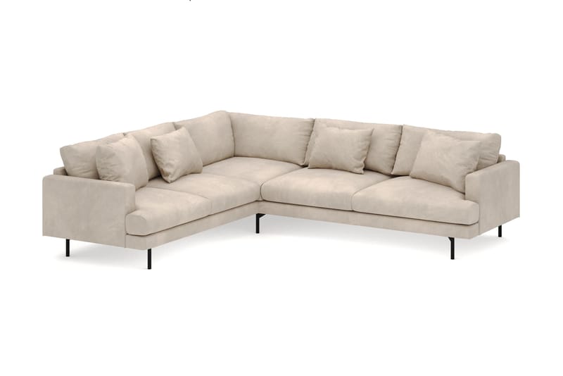 Menard 6-sits Vänstervänd L-formad Hörnsoffa i Manchester - Greige - Products - Möbler - Soffa - Hörnsoffa