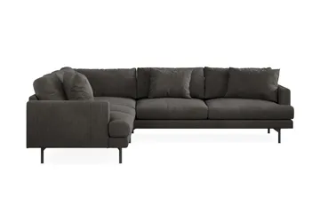 Menard 6-sits Vänstervänd L-formad Hörnsoffa i Manchester - Mörkgrå - Products - Möbler - Soffa - Hörnsoffa