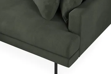 Menard 6-sits Vänstervänd L-formad Hörnsoffa i Manchester - Mörkgrön - Products - Möbler - Soffa - Hörnsoffa