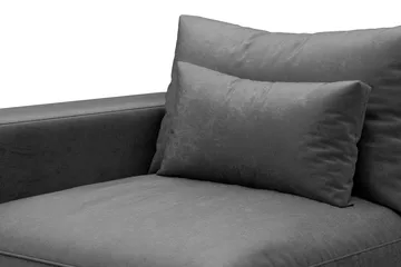 Dubai Armstöd Vänster Sammet - Mörkgrå - Products - Möbler - Soffa - Modulsoffa - Övriga moduler till modulsoffa