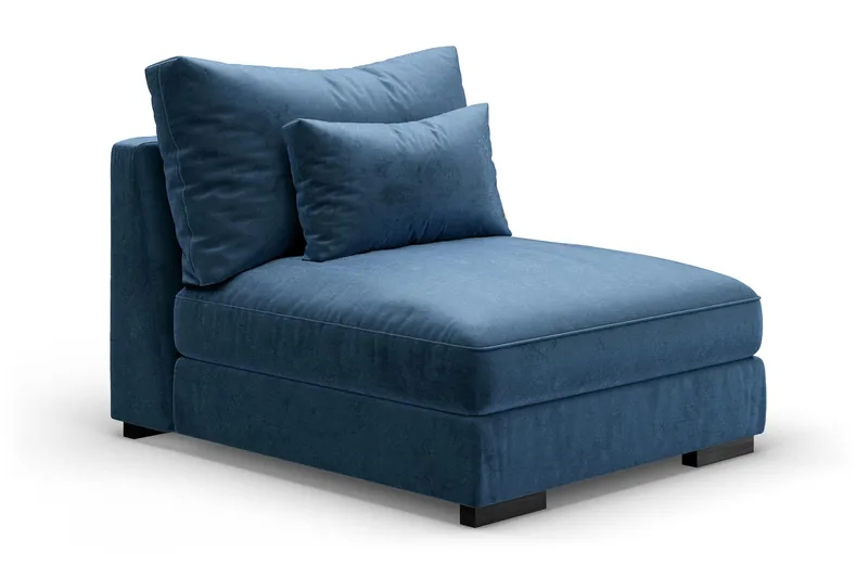 Dubai Mittmodul Sammet, Blå