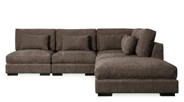 Dubai Schäslongsoffa Vänster Extra Djup i Chenille