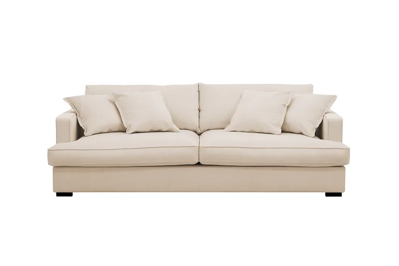 Rossita Lyx 2,5-sits Extra djup Soffa i Manchester - Beige - Products - Möbler - Soffa - 3 sits soffa