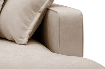 Rossita Lyx 2,5-sits Extra djup Soffa i Tyg - Ljusbrun - Products - Möbler - Soffa - 3 sits soffa