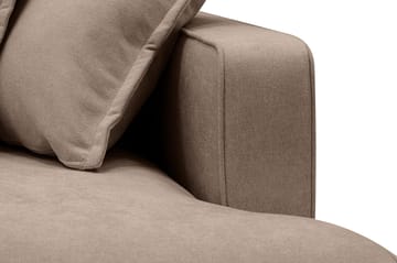 Rossita Lyx 2,5-sits Extra djup Soffa i Tyg - Mörkbrun - Products - Möbler - Soffa - 3 sits soffa