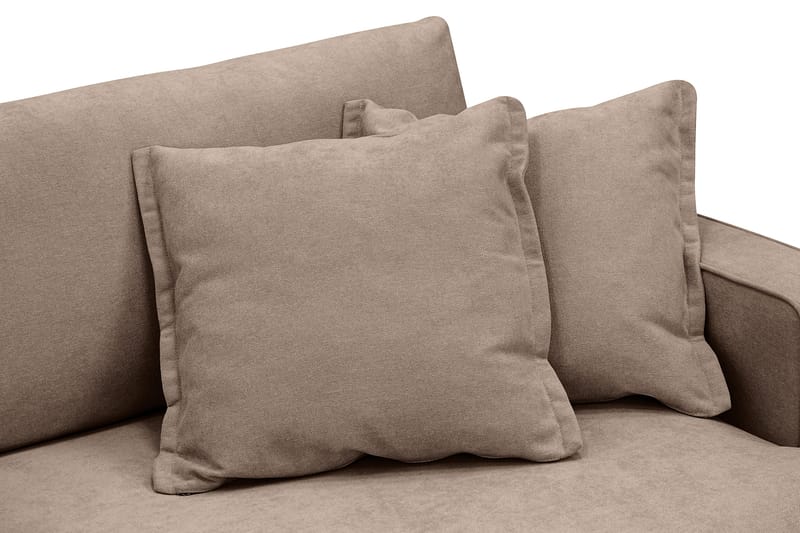 Rossita Lyx 2,5-sits Extra djup Soffa i Tyg - Mörkbrun - Products - Möbler - Soffa - 3 sits soffa
