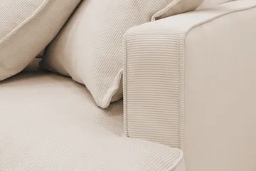 Rossita Lyx 3,5-sits Extra djup Soffa i Manchester - Beige - Products - Möbler - Soffa - 4 sits soffa