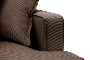 Rossita Lyx 3,5-sits Extra djup Soffa i Manchester - Brun - Products - Möbler - Soffa - 4 sits soffa
