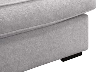 Rossita Lyx 3-sits Extra djup Soffa i Chenille - Grå - Products - Möbler - Soffa - 3 sits soffa