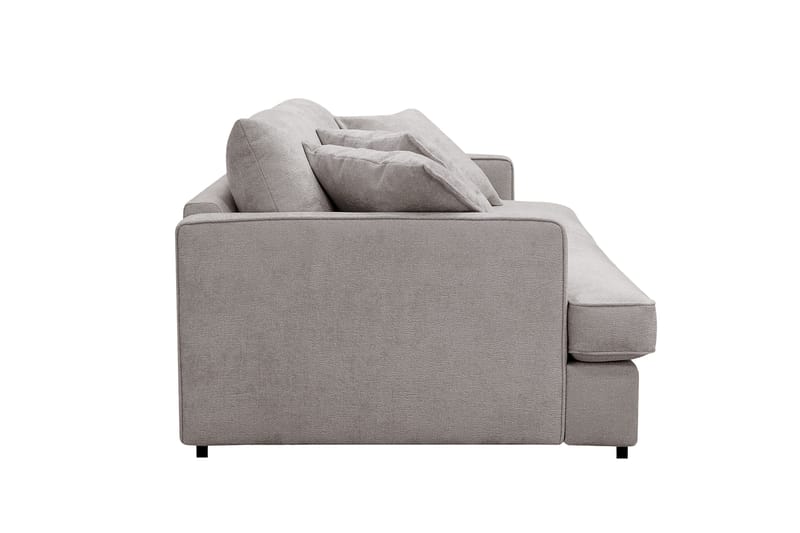 Rossita Lyx 3-sits Extra djup Soffa i Chenille - Grå/Brun - Products - Möbler - Soffa - 3 sits soffa