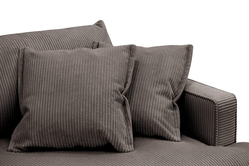 Rossita Lyx 3-sits Extra djup Soffa i Manchester - Brun - Products - Möbler - Soffa - 3 sits soffa