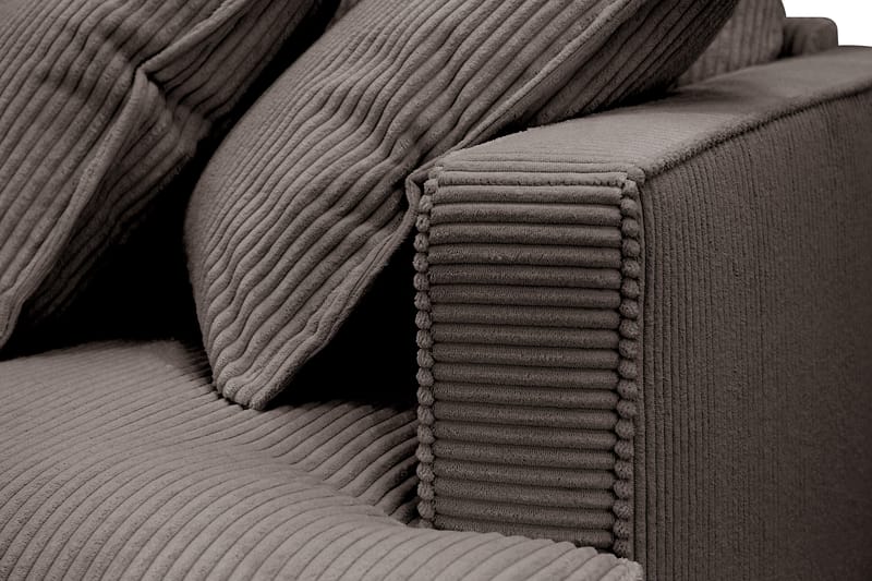 Rossita Lyx 3-sits Extra djup Soffa i Manchester - Brun - Products - Möbler - Soffa - 3 sits soffa