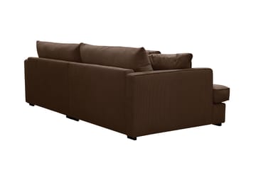 Rossita Lyx 3-sits Extra djup Soffa i Manchester - Mörkbrun - Products - Möbler - Soffa - 3 sits soffa