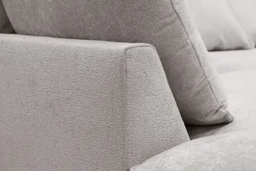 Rossita Lyx 5-sits Högervänd U-formad Extra djup Soffa med Divan och Schäslong i Chenille - Grå/Brun - Products - Möbler - Soffa - U-soffa