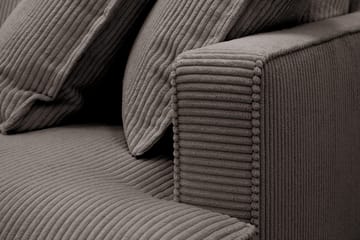 Rossita Lyx 5-sits Högervänd U-formad Extra djup Soffa med Divan och Schäslong i Manchester - Brun - Products - Möbler - Soffa - U-soffa