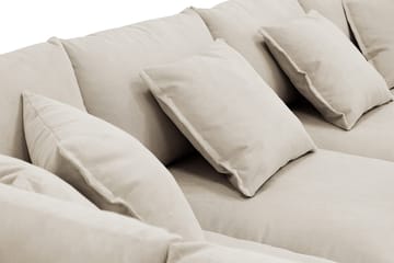 Rossita Lyx 5-sits Högervänd U-formad Extra djup Soffa med Divan och Schäslong i Manchester - Kräm - Products - Möbler - Soffa - U-soffa