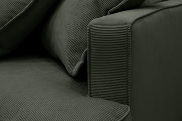 Rossita Lyx 5-sits Högervänd U-formad Extra djup Soffa med Divan och Schäslong i Manchester - Mörkgrön - Products - Möbler - Soffa - U-soffa