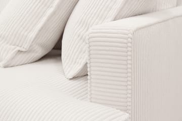 Rossita Lyx 5-sits H ögervänd U-formad Extra djup Soffa med Divan och Schäslong i Manchester - Naturvit - Products - Möbler - Soffa - U-soffa