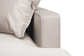 Rossita Lyx 5-sits Högervänd U-formad Extra djup Soffa med Divan och Schäslong i Sammet - Beige - Products - Möbler - Soffa - Sammetssoffa