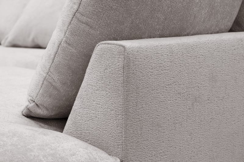 Rossita Lyx 5-sits Vänstervänd U-formad Extra djup Soffa med Divan och Schäslong i Chenille - Grå/Brun - Products - Möbler - Soffa - U-soffa