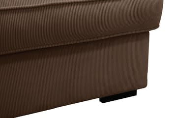 Rossita Lyx 5-sits Vänstervänd U-formad Extra djup Soffa med Divan och Schäslong i Manchester - Mörkbrun - Products - Möbler - Soffa - U-soffa