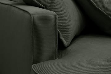 Rossita Lyx 5-sits Vänstervänd U-formad Extra djup Soffa med Divan och Schäslong i Manchester - Mörkgrön - Products - Möbler - Soffa - U-soffa