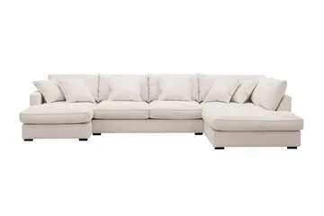 Rossita Lyx 5-sits Vänstervänd U-formad Extra djup Soffa med Divan och Schäslong i Manchester