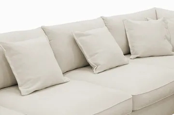 Rossita Lyx 5-sits Vänstervänd U-formad Extra djup Soffa med Divan och Schäslong i Tyg - Beige - Products - Möbler - Soffa - U-soffa